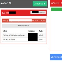 Oto Servis Uygulaması